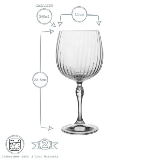 Стъклена чаша за коктейл "GIN TONIC" 745мл AMERICA \'20s-(1.22128) - Bormioli Rocco