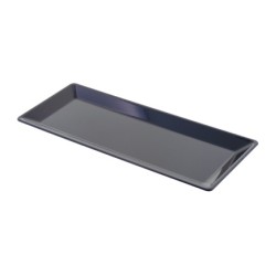 Правоъгълно плато 34x14cm PC  ЧЕРНО RK-(PL.1434) - Rubikap
