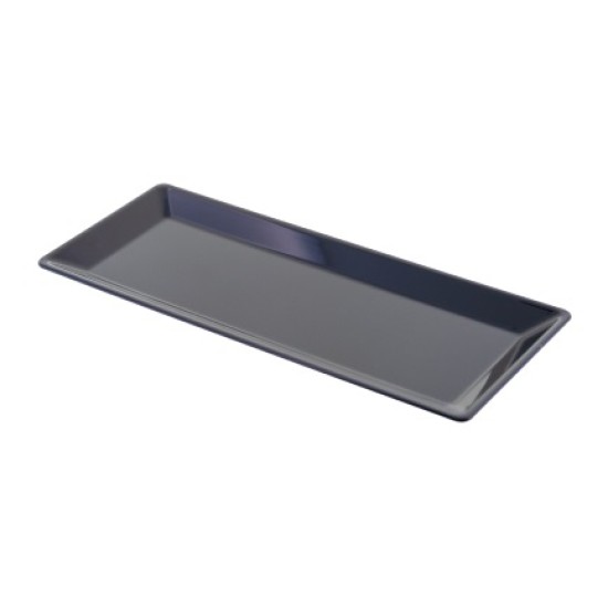 Правоъгълно плато 34x14cm PC  ЧЕРНО RK-(PL.1434) - Rubikap