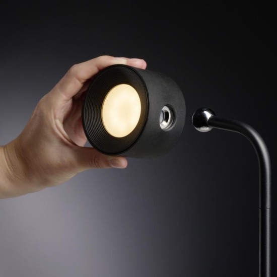LED осветителна глава за бюфет VALUMO Ø7.5 см – безжична, RGB, с дистанционно - APS