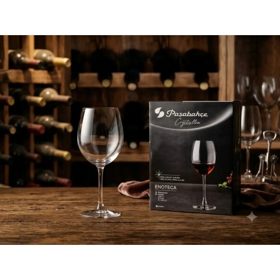 Стъклена чаша за червено вино, 440мл, ENOTECA Crystallin - Pasabahce
