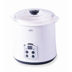 Електрически уред за приготвяне на йогурт / кисело мляко, 20W, 220-240V, 50/60Hz, ф20x23см, 2л, 1,17кг, MAXI - Lacor