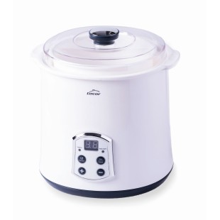 Електрически уред за приготвяне на йогурт / кисело мляко, 20W, 220-240V, 50/60Hz, ф20x23см, 2л, 1,17кг, MAXI - Lacor