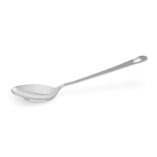 Иноксова лъжица за сервиране, 30см (основа - 9,5x6,5см), Kitchen Tool 1854 - WAS