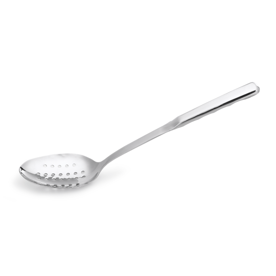 Иноксова решетъчна лъжица за сервиране, 31см (основа - 10x6,5см), Kitchen Tool 1857 - WAS
