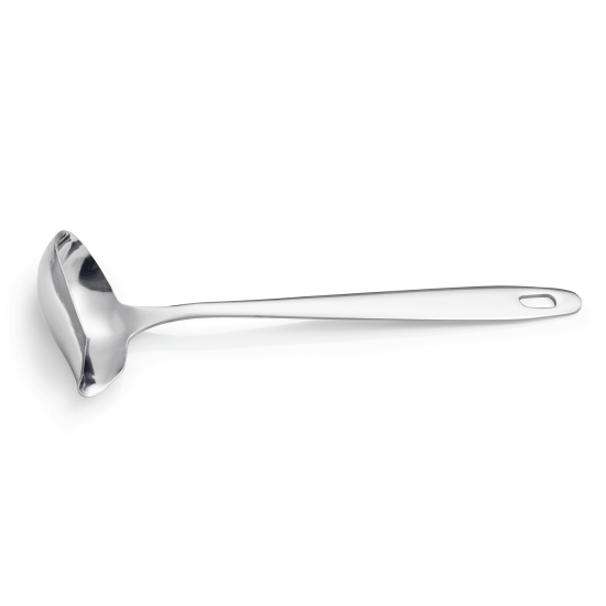 Иноксов черпак за сос с улей, 26см (основа - 5,5x8см), Kitchen Tool 1879  - WAS