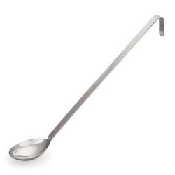 Иноксова кухненска лъжица, дръжка - 38см, основа - 10x6см, Kitchen Tool 2083 - WAS
