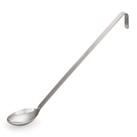 Иноксова кухненска лъжица, дръжка - 38см, основа - 10x6см, Kitchen Tool 2083 - WAS