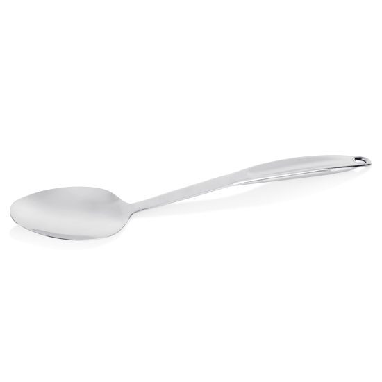 Иноксова лъжица за сервиране, 36см (основа - 10,5x7см), Kitchen Tool 2180 - WAS