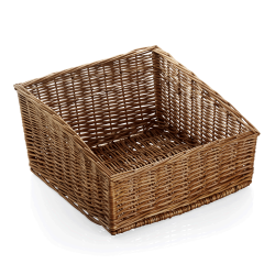 Панер, бамбук/върба, правоъгълен, 46x45см, h16,5/25см, Basket 3136 - WAS