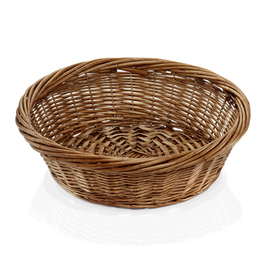 Панер, бамбук/върба, кръгъл, ф43см, h13см, Basket 3136 - WAS