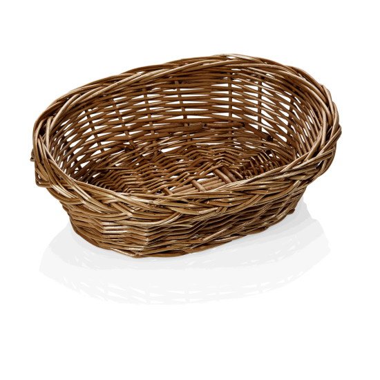 Панер, бамбук/върба, овален, 24x17xh7см, Basket 3136 - WAS