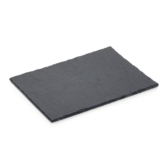 Каменно плато с неплъзгащи се крачета, правоъгълно, GN1/2, h5см, Natural Slate 33 - WAS