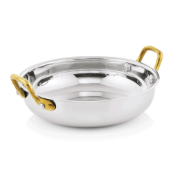 Иноксова тенджера за сервиране, ф18см, h7,5см - WAS