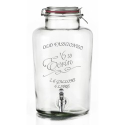 Стъклен буркан с канелка 6л OLD FASHIONED-(212054) - Horecano
