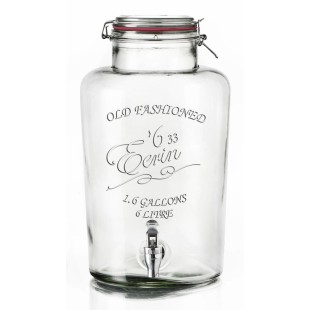 Стъклен буркан с канелка 6л OLD FASHIONED-(212054) - Horecano