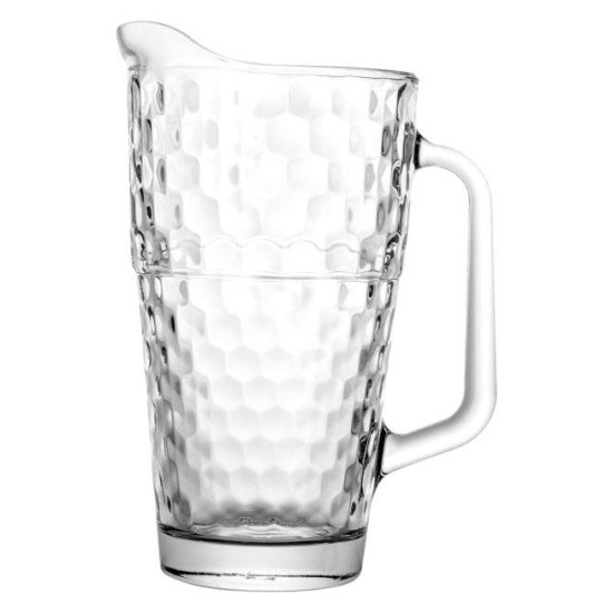 Стъклена кана 1,25л IMPILABILE "HONEYCOMB" B6 VM-1937080 - Vitrum
