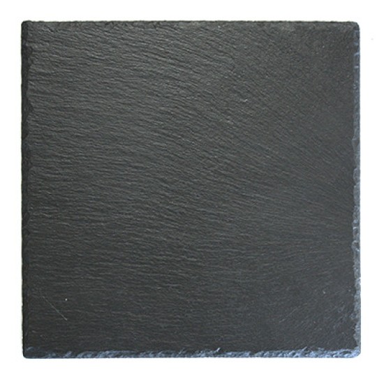 Каменна плоча за сервиране квадратна 30x30xh0,5см (SL-PL-RE-3030) - Horecano