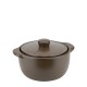 Керамичен гювеч 3л ф22xh11см кафяв HOME-(HC-08271) - Horecano