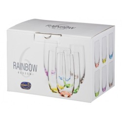 Стъклена чаша за безалкохолни напитки 350мл RAINBOW(25180)  - Crystalex