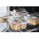 Тенджера от огнеупорно стъкло правоъгълна 17x15x10см VIDIVI-Chef n\'Table (68726M - C 1 M 4)