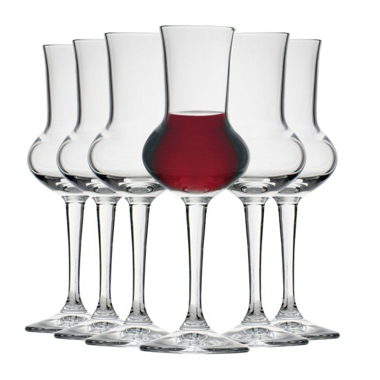Стъклена чаша за алкохол / аператив на столче GRAPPA 81мл RESTAURANT-(1.66181) - Bormioli Rocco