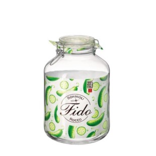 Стъклен буркан 3л с клипс FIDO-(1.49250) - Bormioli Rocco