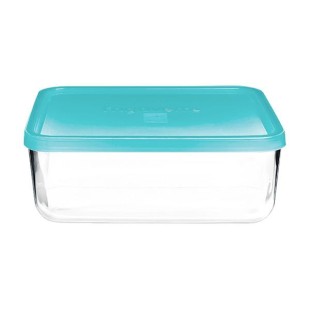 Стъклена правоъгълна кутия с капак 26x21xh9,5см 3,71л FRIGOVERRE-(3.35150) - Bormioli Rocco