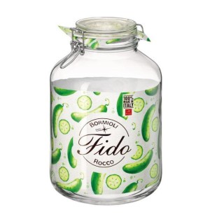 Стъклен буркан 5л с клипс FIDO-(1.49270) - Bormioli Rocco