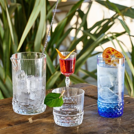 Стъклена смесителна чаша за коктейли / напитки "MIXING GLASS"  ф10,8см h16см 790мл AMERICA \'20s-(1.22149) - Bormioli Rocco 