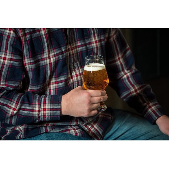 Стъклена чаша за бира "WHITE IPA" 540мл BIRRATEQUE-(11825/01) (PM 985) - Luigi Bormiol