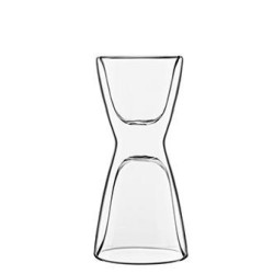 Стъклена двустенна чаша ESPRESSO&WATER "UNICO" 65мл/100мл h8см DRINK&DESIGN-(12811/01) (RM 510) - Luigi Bormioli