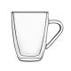 Стъклена двустенна чаша MUG 320мл DRINK&DESIGN-(10356/01) (RM 377) - Luigi Bormioli