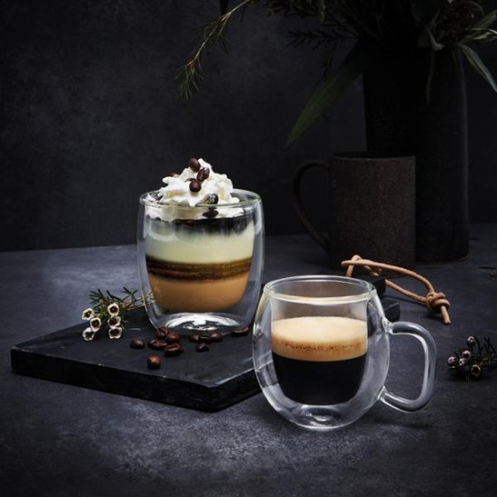 Стъклена двустенна чаша MUG 300мл DRINK&DESIGN-(10973/01) (RM 402) - Luigi Bormioli