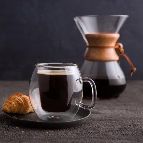 Стъклена двустенна чаша MUG 300мл DRINK&DESIGN-(10973/01) (RM 402) - Luigi Bormioli
