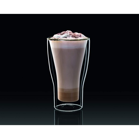 Стъклена двустенна чаша 340мл DRINK&DESIGN-(10355/01) (RM 376) - Luigi Bormioli