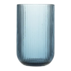Стъклена чаша за вода / коктейли висока 410мл ф8xh13см синя BLOOM-(AT122108B) - Horecano