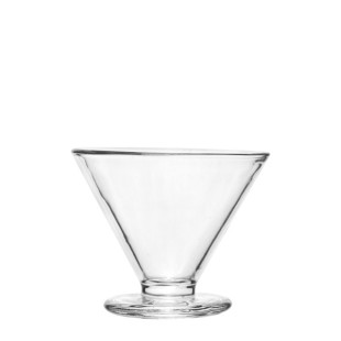 Стъклена чаша за десерти / сладолед конус 160см ф10xh8,2см BASICS GLASS-(HC-11332) (DSK034) - Horecano