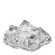 Стъклено плато за десерти / пепелник Айсберг 15,5x16,5xh5,5см (HC-11333) (YG1100A/L1) - Horecano