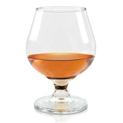 Стъклена чаша за коняк / алкохол "BRANDY" 340мл 8x8x12,5см CRISTAR-(5455AL) 