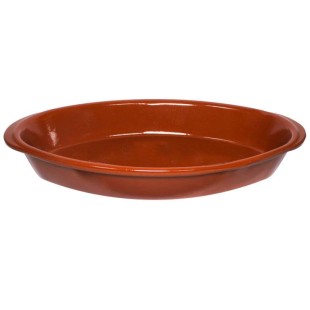 Керамична тава овална с дръжки 32x18см CT8 COK-CERAMICA (36-0232)