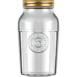 Стъклен буркан 1,5л ф11,8xh21см AMERICANO VINTAGE-(9710) - Nadir