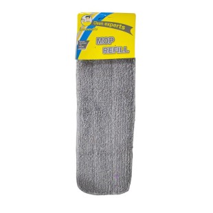 Микрофибърна резерва за спрей моп 40 x 14 см сива BABADO (KD-SFH)