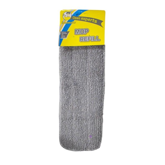 Микрофибърна резерва за спрей моп 40 x 14 см сива BABADO (KD-SFH)