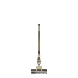 Двоен моп с гъба и телескопична подвижна дръжка 125x27см BABADO-CREAM-(KD-16-P04-C)