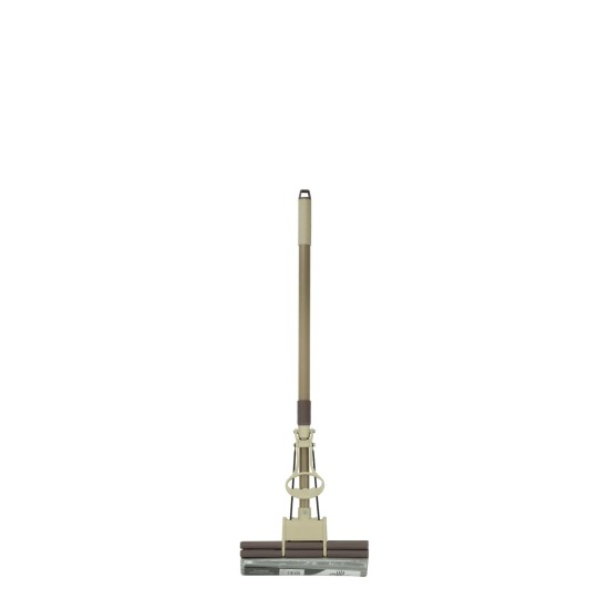 Двоен моп с гъба и телескопична подвижна дръжка 125x27см BABADO-CREAM-(KD-16-P04-C)