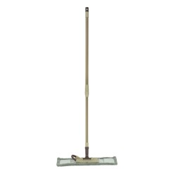 Микрофибърна подочистачка с телескопична дръжка 128x42см BABADO-CREAM-(KD-13-F04M-C)