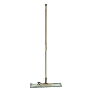 Микрофибърна подочистачка с телескопична дръжка 128x42см BABADO-CREAM-(KD-13-F04M-C)