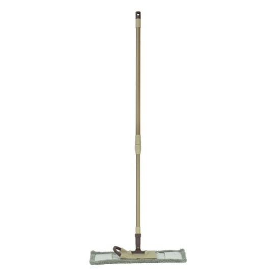 Микрофибърна подочистачка с телескопична дръжка 128x42см BABADO-CREAM-(KD-13-F04M-C)