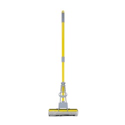 Mоп с гъба и телескопична дръжка 120x27см BABADO-YELLOW-(KD-8019-Y)